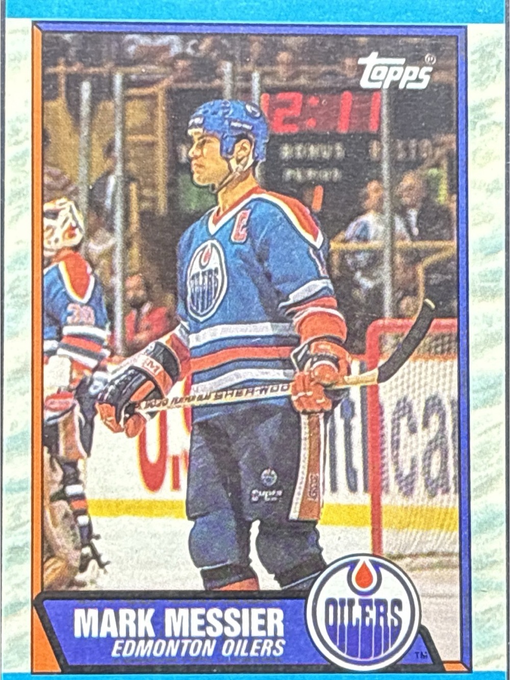 Topps Mark Messier Edmonton Oilers Card